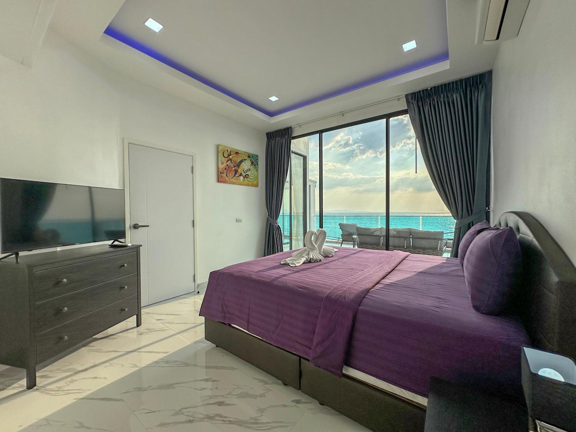 Stunning Beachfront View Luxurious Apartment 40 Jomtien Beach Exterior foto