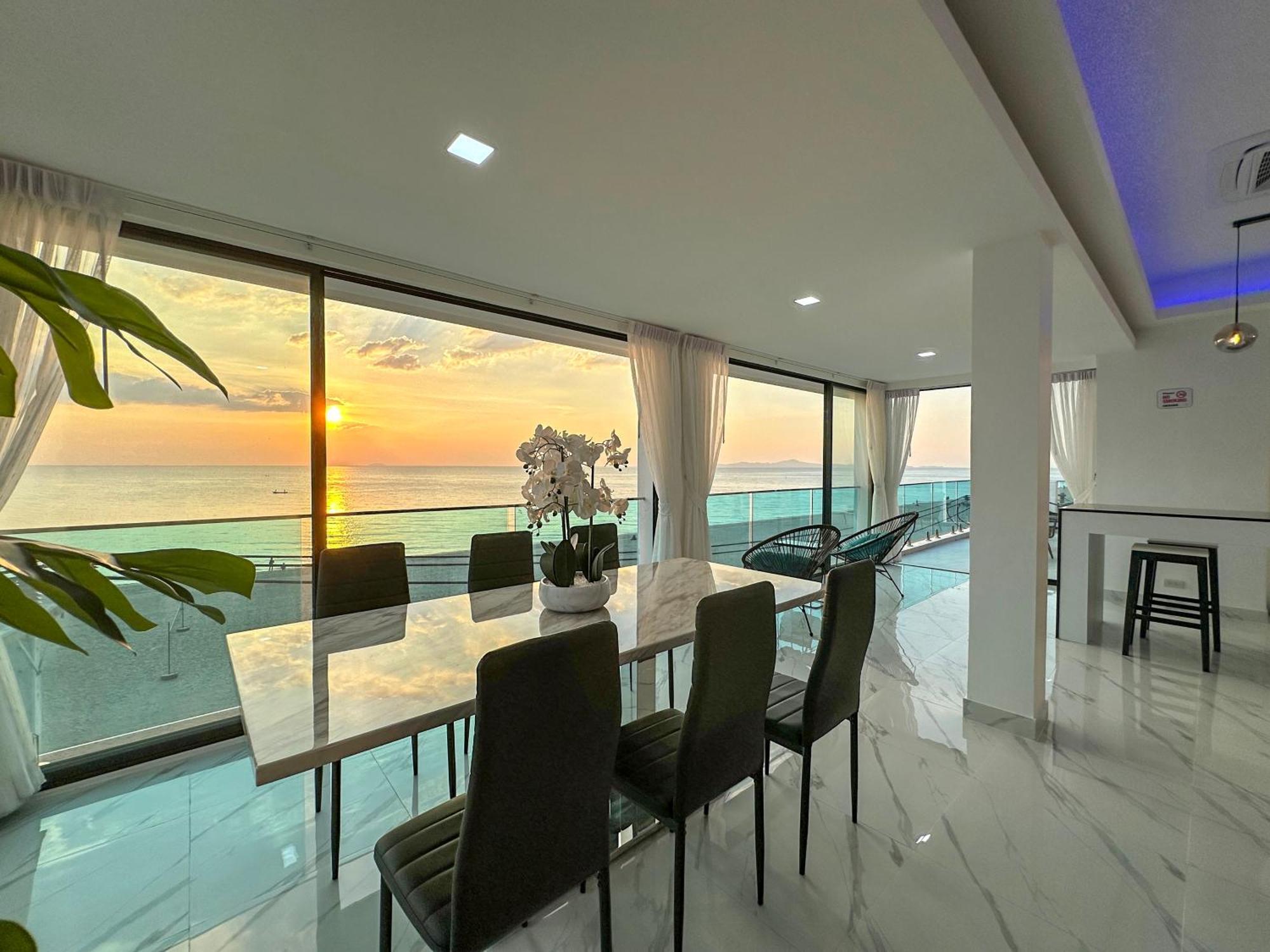 Stunning Beachfront View Luxurious Apartment 40 Jomtien Beach Exterior foto