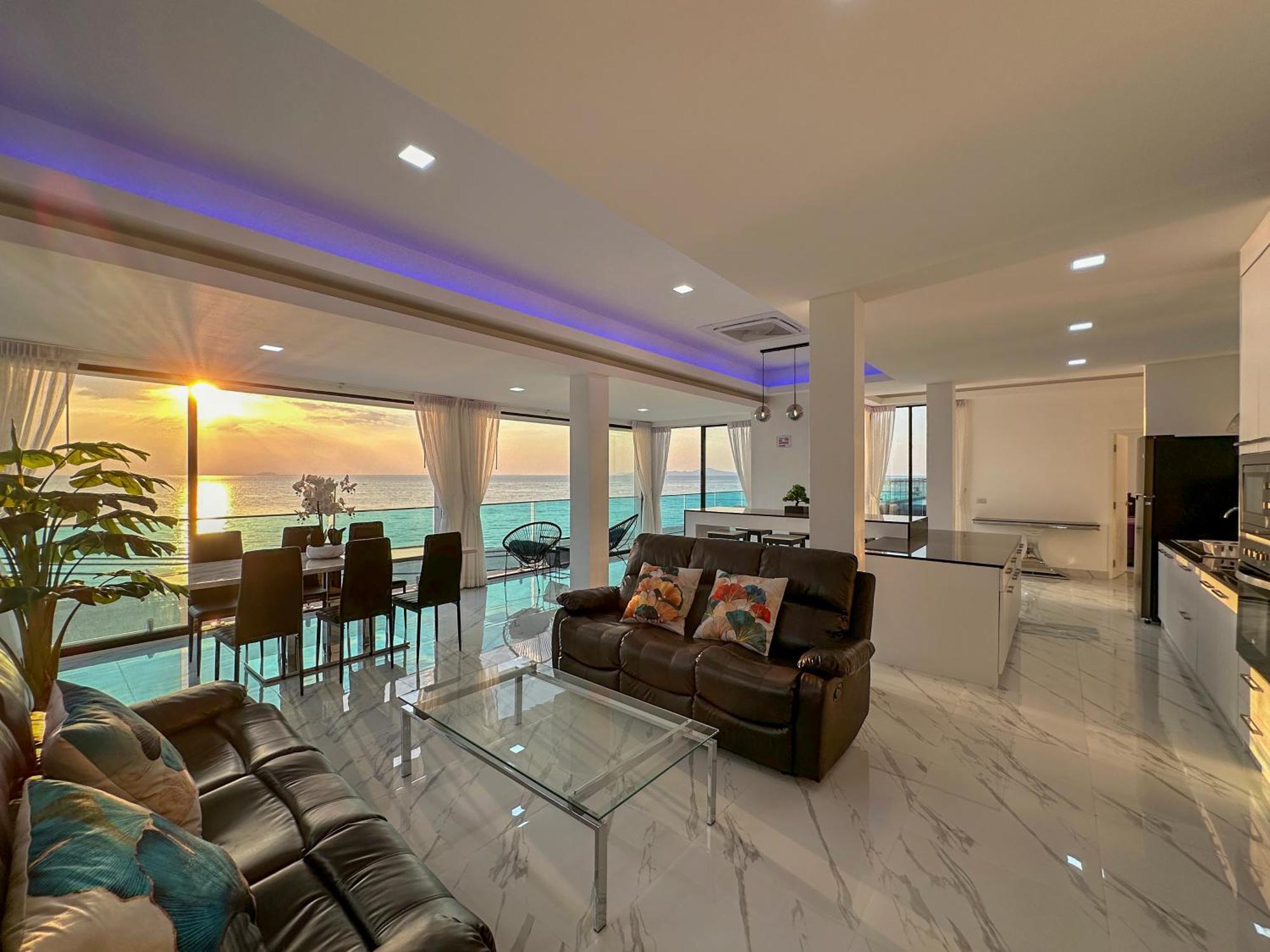 Stunning Beachfront View Luxurious Apartment 40 Jomtien Beach Exterior foto
