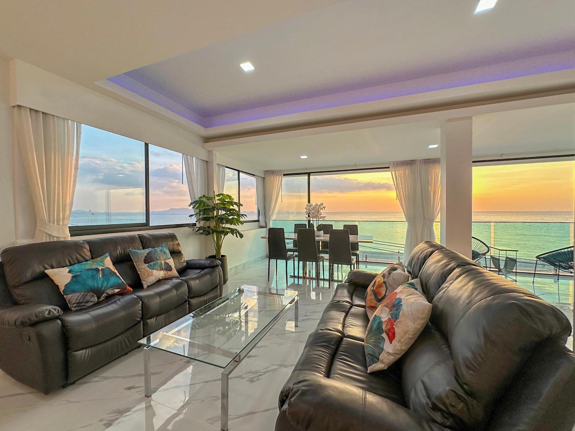 Stunning Beachfront View Luxurious Apartment 40 Jomtien Beach Exterior foto