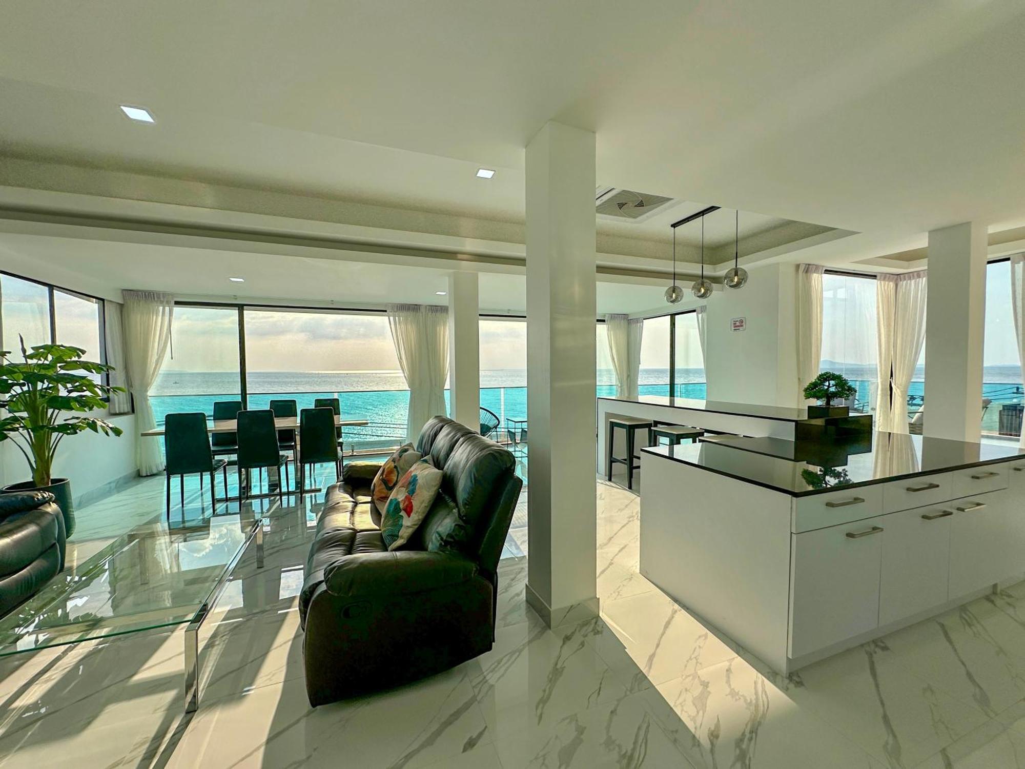 Stunning Beachfront View Luxurious Apartment 40 Jomtien Beach Exterior foto